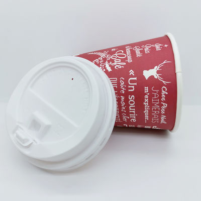 Druckkaffee-Ripple-Papierbecher mit Deckel Einwegkaffee 360 ml