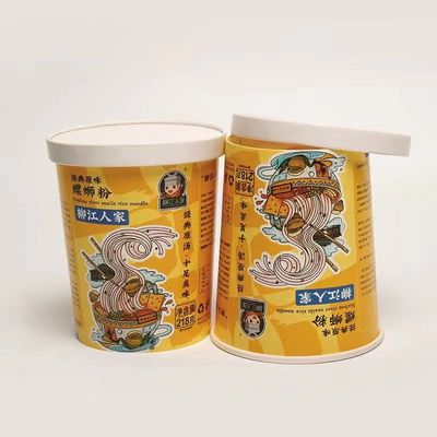 Instant Noodle Paper Cup 32oz Pommes Frites Brei Schüssel mit flachem Deckel Food Grade