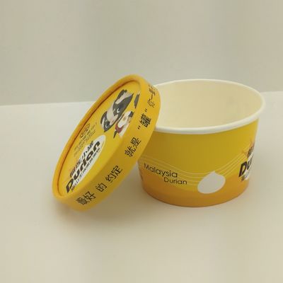 Papierdeckel, benutzerdefiniertes Druckpapier, Eisbecher, Druckbecher, Mitnahmebehälter, 8 Unzen, 250 ml Papierbecher