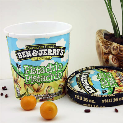 475 ml Eiscreme Papierbecher mit Deckel