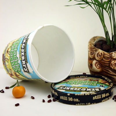 475 ml Eiscreme Papierbecher mit Deckel