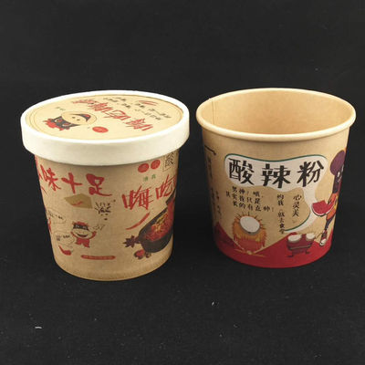 Recycelbare 8 Oz Papiersuppen Schalen