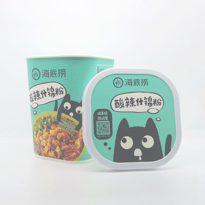 Recycelte Instant Noodle Schüssel, druckbare Lebensmittel-Grad kompostierbare Papierkügel