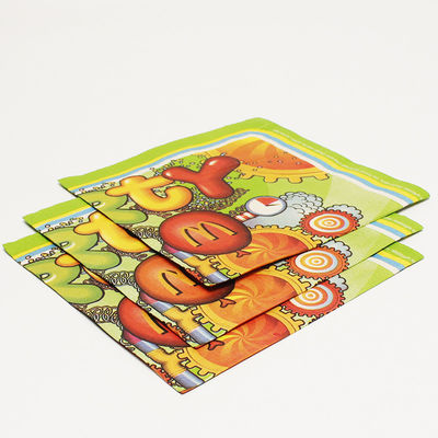 Quadratisch gedruckte Cocktail-Papier-Servietten, 3 Zweifach-Papier-Servietten für die Party.