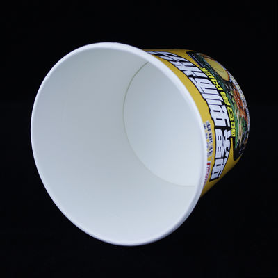 Biologisch abbaubare Suppen-Papierbecher mit Deckelschutz 32 Oz Behälter