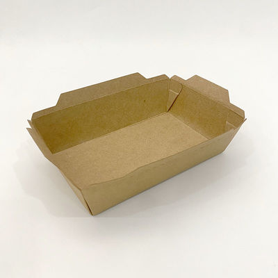 Biologisch abbaubare Kraftpapier-Träger für die Verpackung von Bratfritten für den Grill