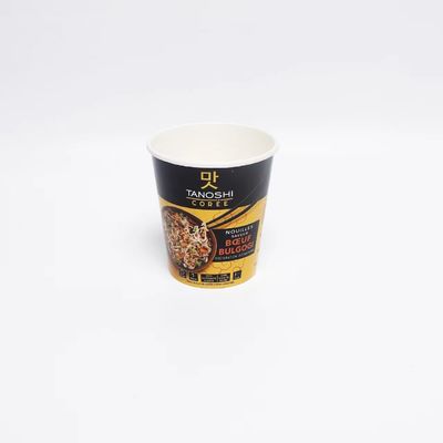 Instant Noodle Bowl hitzebeständige Lebensmittel-Lunchbox nette rote waschfreie Kraftpapier Verpackung Papier Schüssel Hersteller