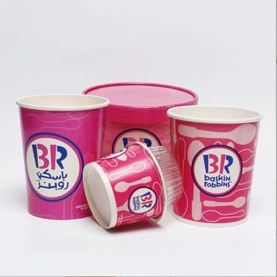 Lebensmittelrecyceltes Einweg-Joghurt-Verpackungszeugnis, aus gedruckter Papierverpackung