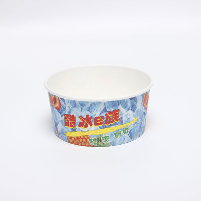 Custom Printing Logo Einweggesetzte modernen Eiscreme Verpackung Behälter Eiscreme Tasse