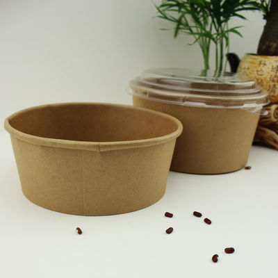 Papiersalatschalen mit Deckel - Mehrzweck, stilvoll und stapelbar