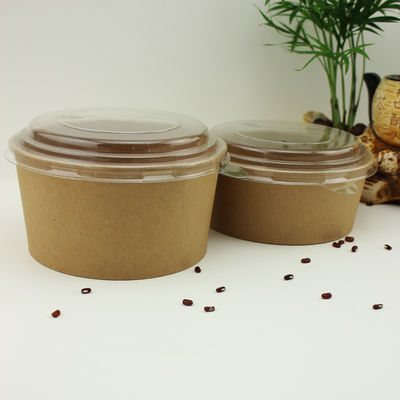 Papiersalatschalen mit Deckel - Mehrzweck, stilvoll und stapelbar