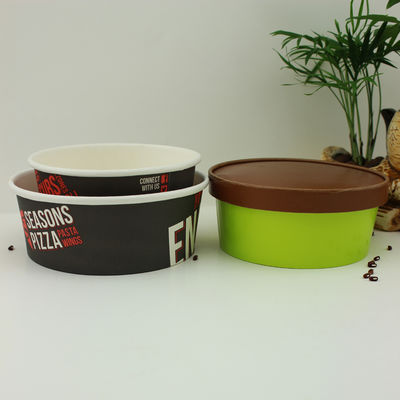 Papiersalatschalen mit Deckel - Mehrzweck, stilvoll und stapelbar