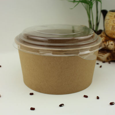 Papiersalatschalen mit Deckel - Mehrzweck, stilvoll und stapelbar