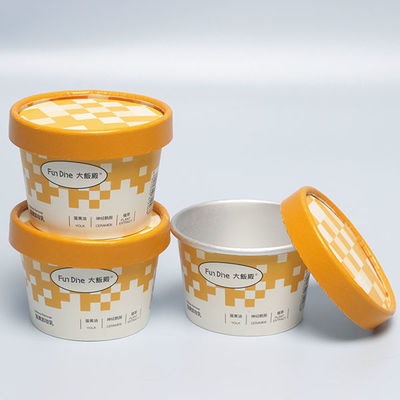 85 ml Eiscreme-Papierbecher Einweg-Eiscreme-Papierschalen Joghurt-Papierbecher und Eiscreme-Papierschalen Verpackungskiste