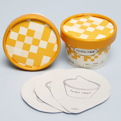 85 ml Eiscreme-Papierbecher Einweg-Eiscreme-Papierschalen Joghurt-Papierbecher und Eiscreme-Papierschalen Verpackungskiste