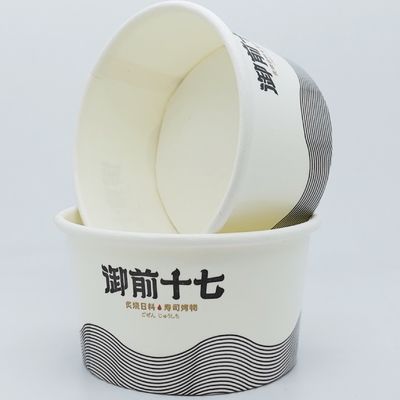 Einweg-Eis-Papier-Tassen für Sundae-Milch-Mousse-Eis-Tassen