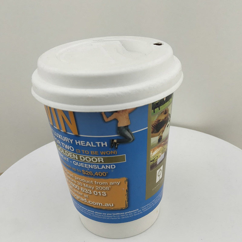 Umweltfreundliche Doppelwandpapier-Tasse 10 Oz Einweg-Dämmung für heiße Getränke