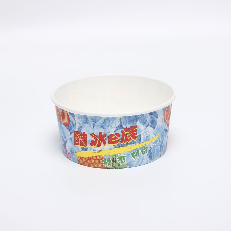 Custom Printing Logo Einweggesetzte modernen Eiscreme Verpackung Behälter Eiscreme Tasse